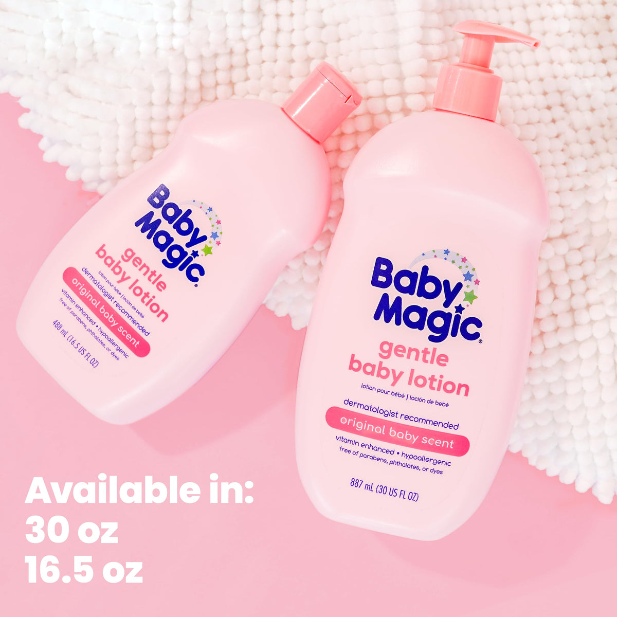 Baby Magic Gentle Lotion, Original Baby Scent, 30 Fl Oz Baby Magic