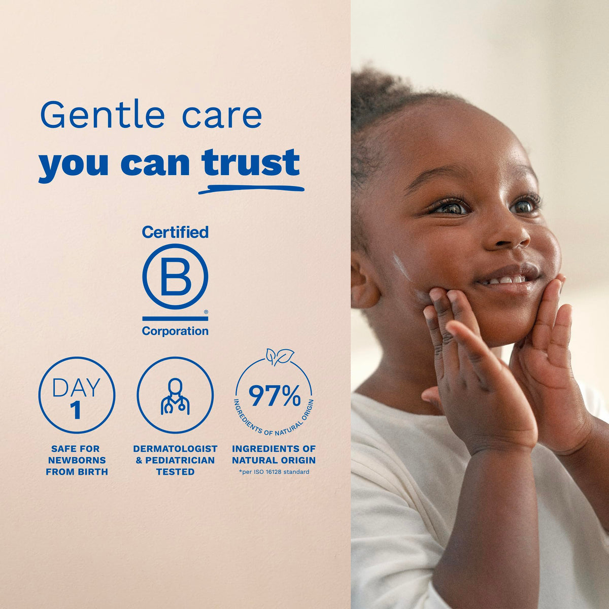 Mustela Hydra Bebe Face Cream – Daily Facial Moisturizer for Baby's Delicate Skin - Made with Natural Avocado Perseose, Jojoba Oil, and Shea Butter - 1.35 fl. oz. Mustela