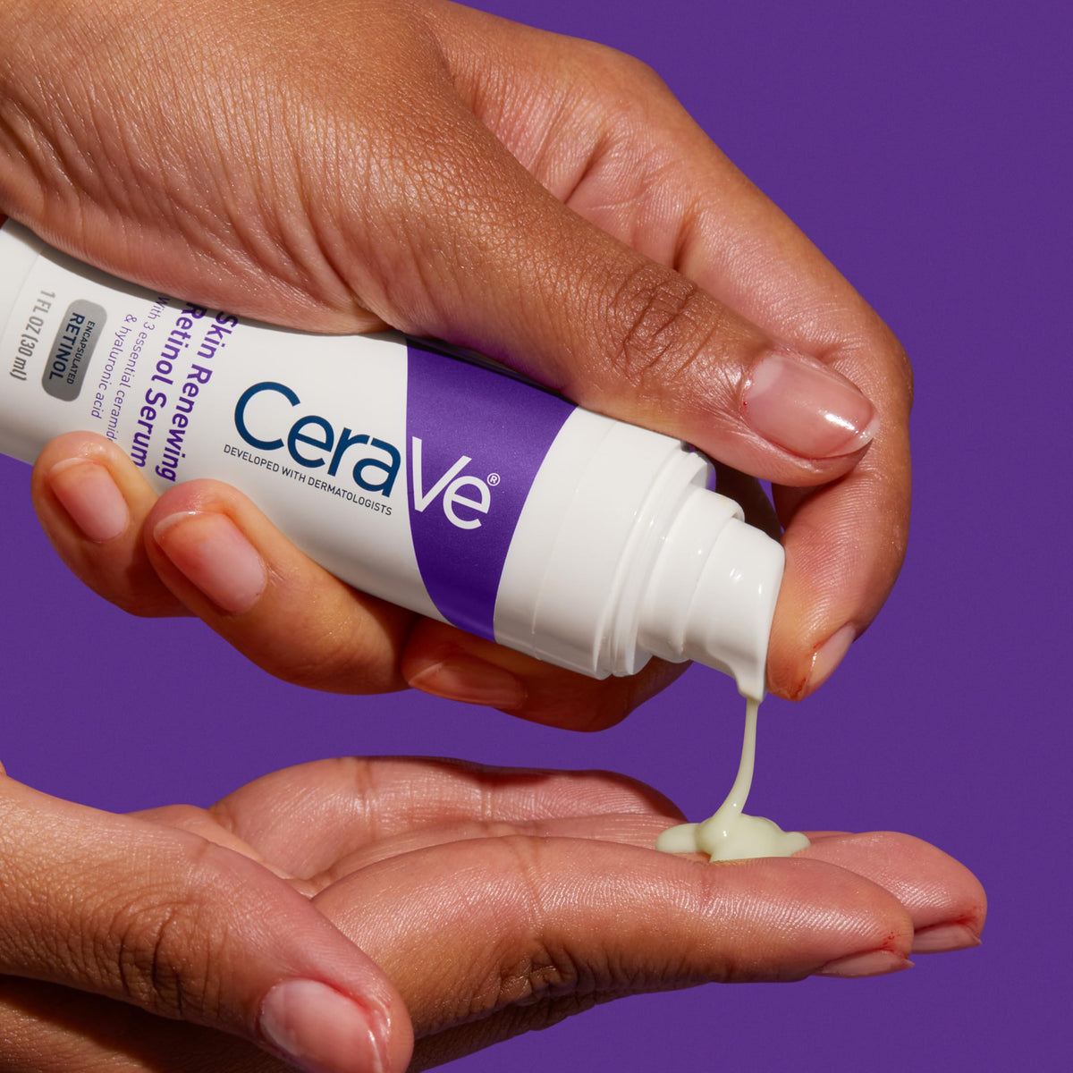 CeraVe Retinol Serum for Face with Niacinamide & Hyaluronic Acid, 1 oz CeraVe