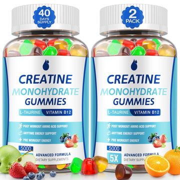MaxHemp Creatine Gummies for Men & Women - Creatine Monohydrate Gummies 5g, Muscle Builder, Energy Boost & Pre-Workout Supplement, MaxHemp buy australia supplements