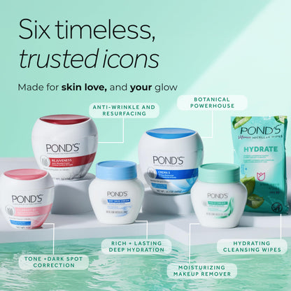 POND’S Rejuveness Face Cream – Anti-Aging Face Moisturizer with AHA’s, Vitamin E & Collagen – Daily Wrinkle Cream for Women POND'S