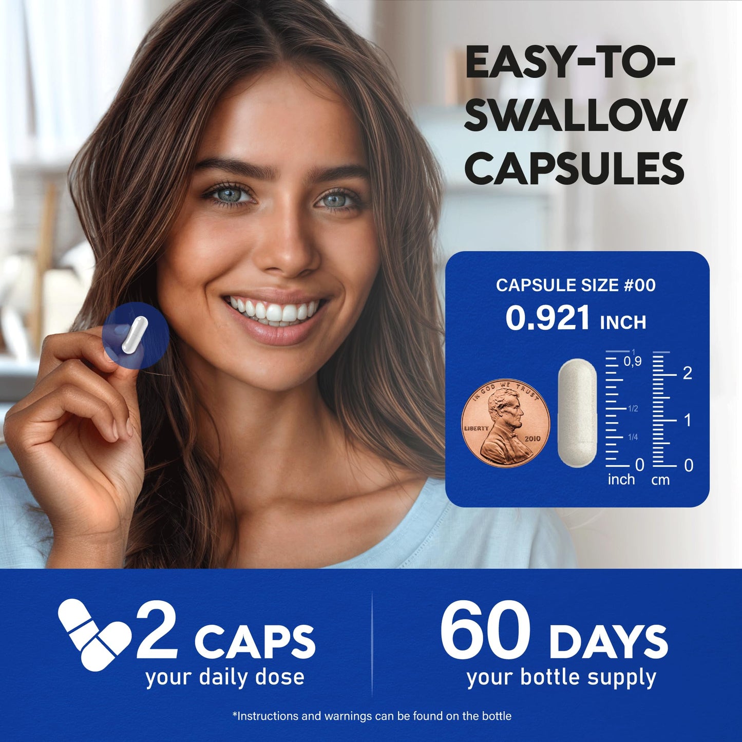 Magnesium Citrate Capsules 1000mg | High Absorption Supplement - Sleep, Muscle & Heart Support - Vegan | Non-GMO - Made in USA - As Powder NUTRAHARMONY