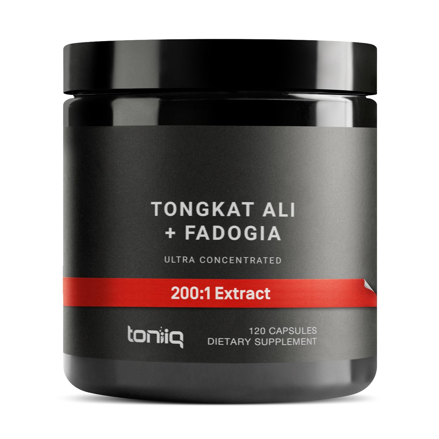 Tongkat Ali Fadogia Agrestis - Ultra High Potency 200:1 Tongkat Ali & 30:1 Fadogia Agrestis - 2% Eurycomanone -Third-Party Lab Tested - 120 Capsules Toniiq buy supplements Au