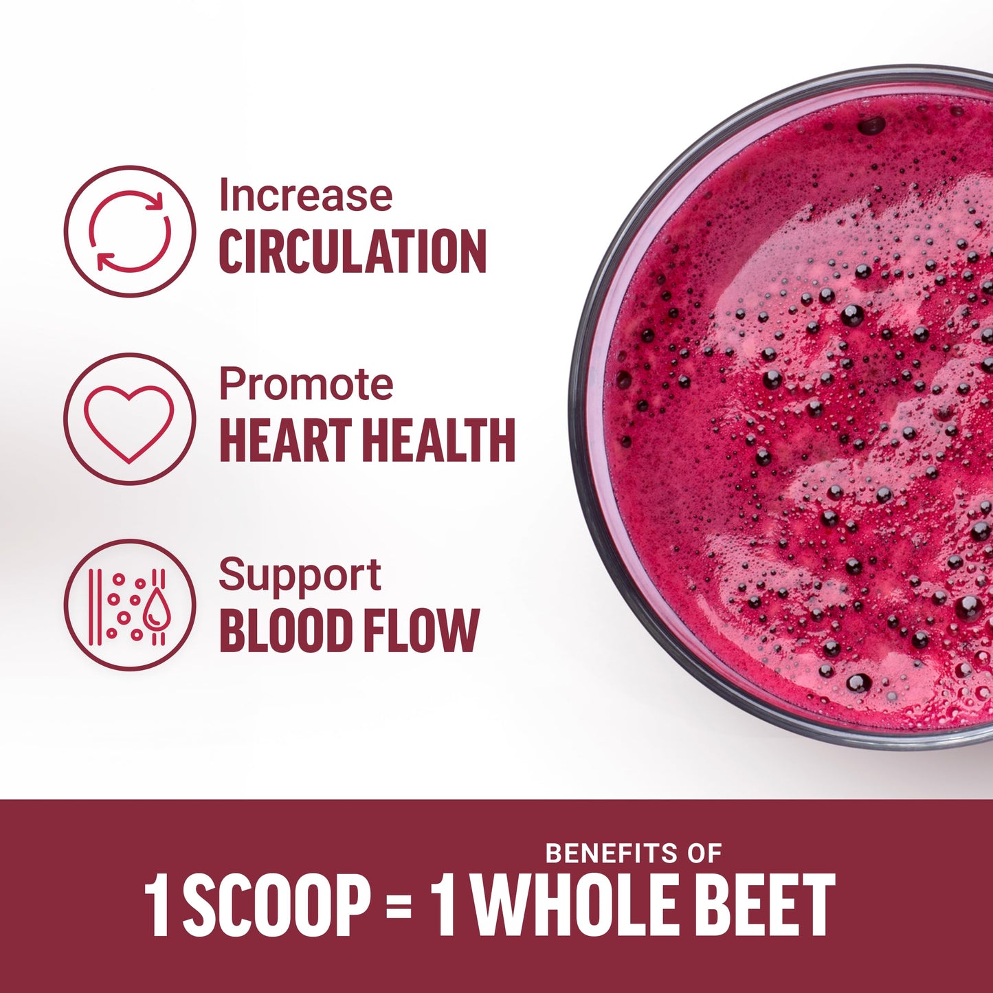 Force Factor Total Beets Organic Beetroot Powder Superfood to Boost Daily Nutrition, USDA Organic, Vegan, Gluten-Free Force Factor