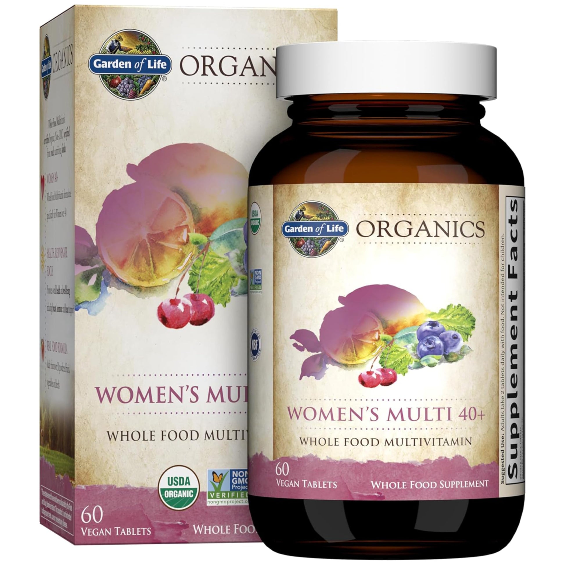 Garden Of Life, Organic Women's 40 Plus Multivitamin, 120 Count Gsupps Australia