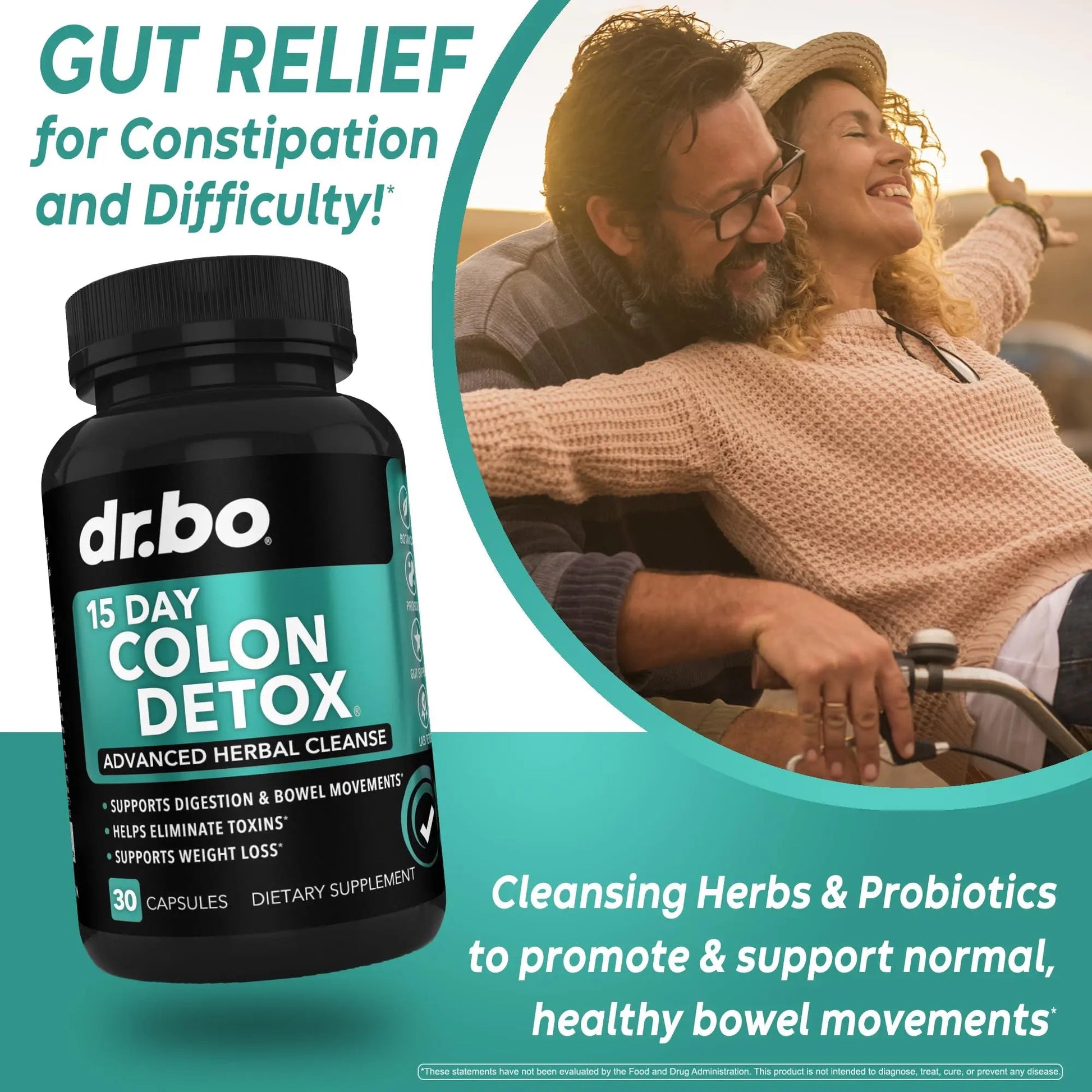 Colon Cleanser Detox for Weight Flush - 15 Day Intestinal Cleanse Pills & Probiotic - Fast Natural Laxative for Constipation Relief - Bowel Movement Supplements for Stomach Bloating, Gut Loss Support DR. BO buy australia supplements