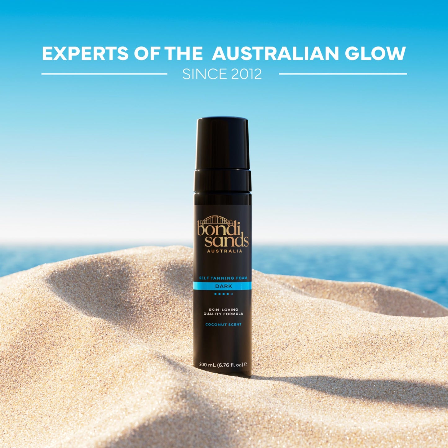 Bondi Sands Dark Self Tanning Foam | Lightweight, Self-Tanner Foam Enriched with Aloe Vera and Coconut Bondi Sands