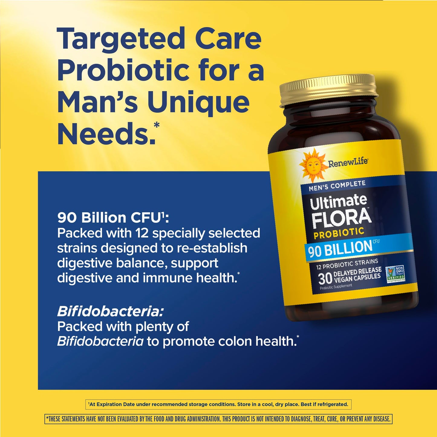 Renew Life Extra Care Digestive Probiotic Capsules, 50 Billion CFU Guaranteed, Daily Supplement Supports Immune, Digestive, Respiratory Health(1), L. Rhamnosus GG, Dairy, Soy and Gluten-Free, 90 Count | 90 Vegetarian Capsules | Supports Digestive, Immune Gsupps Australia