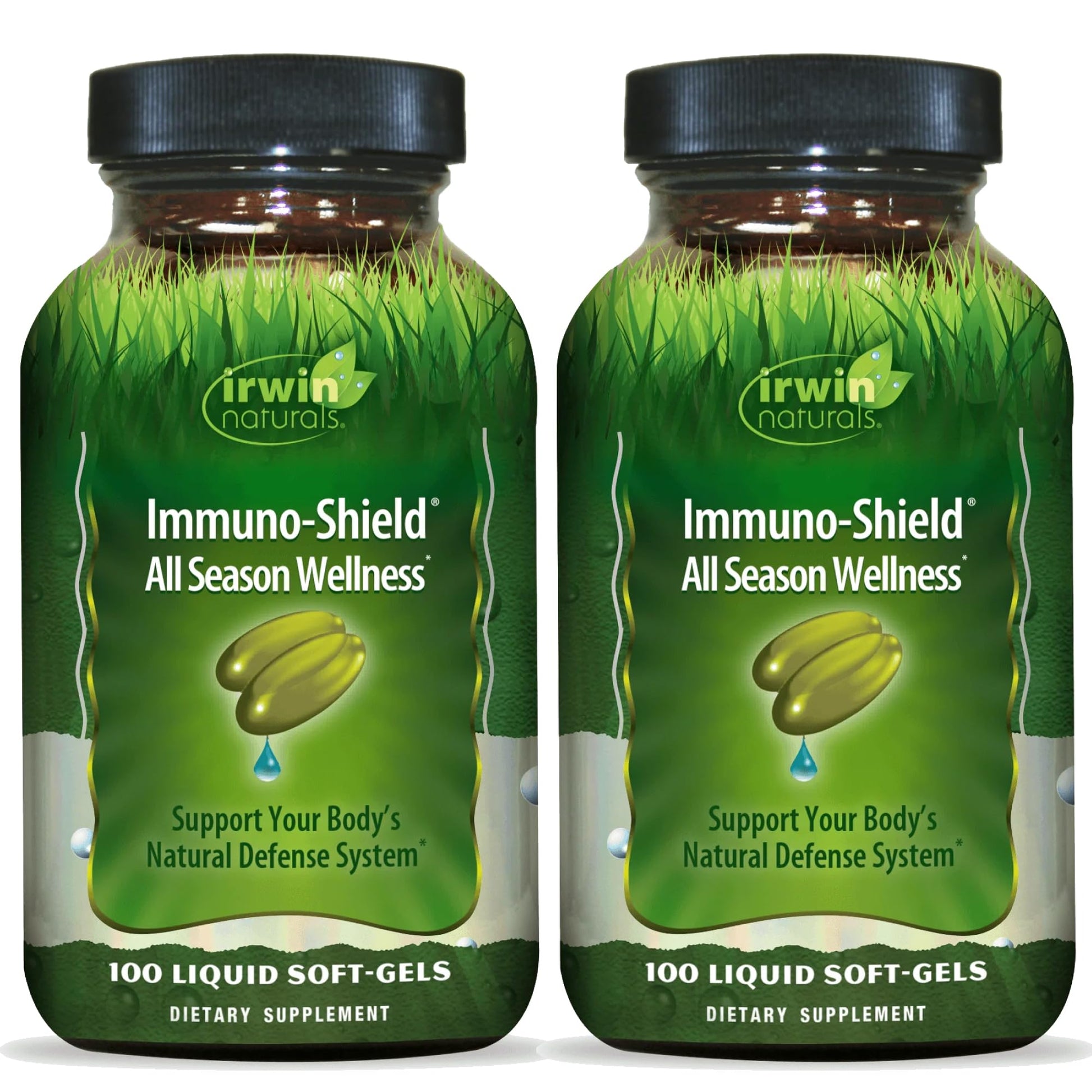 Irwin Naturals Immuno-Shield All Season Wellness for Body's Natural Defense System - 100 Liquid Softgels (2 Pack) Irwin Naturals buy australia supplements