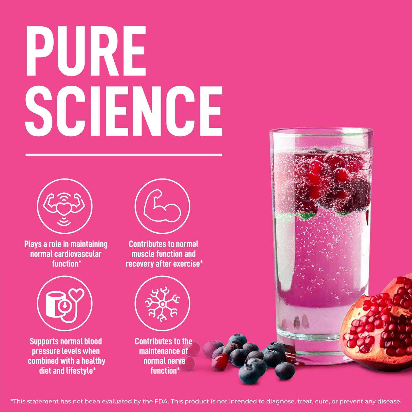 Keppi Electrolytes Powder Packets – Blueberry Pomegranate 30 Servings – No Sugar Hydration Supplement with Potassium, Magnesium, Sodium – Keto, Vegan Keppi