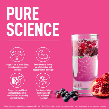 Keppi Electrolytes Powder Packets – Blueberry Pomegranate 30 Servings – No Sugar Hydration Supplement with Potassium, Magnesium, Sodium – Keto, Vegan Keppi