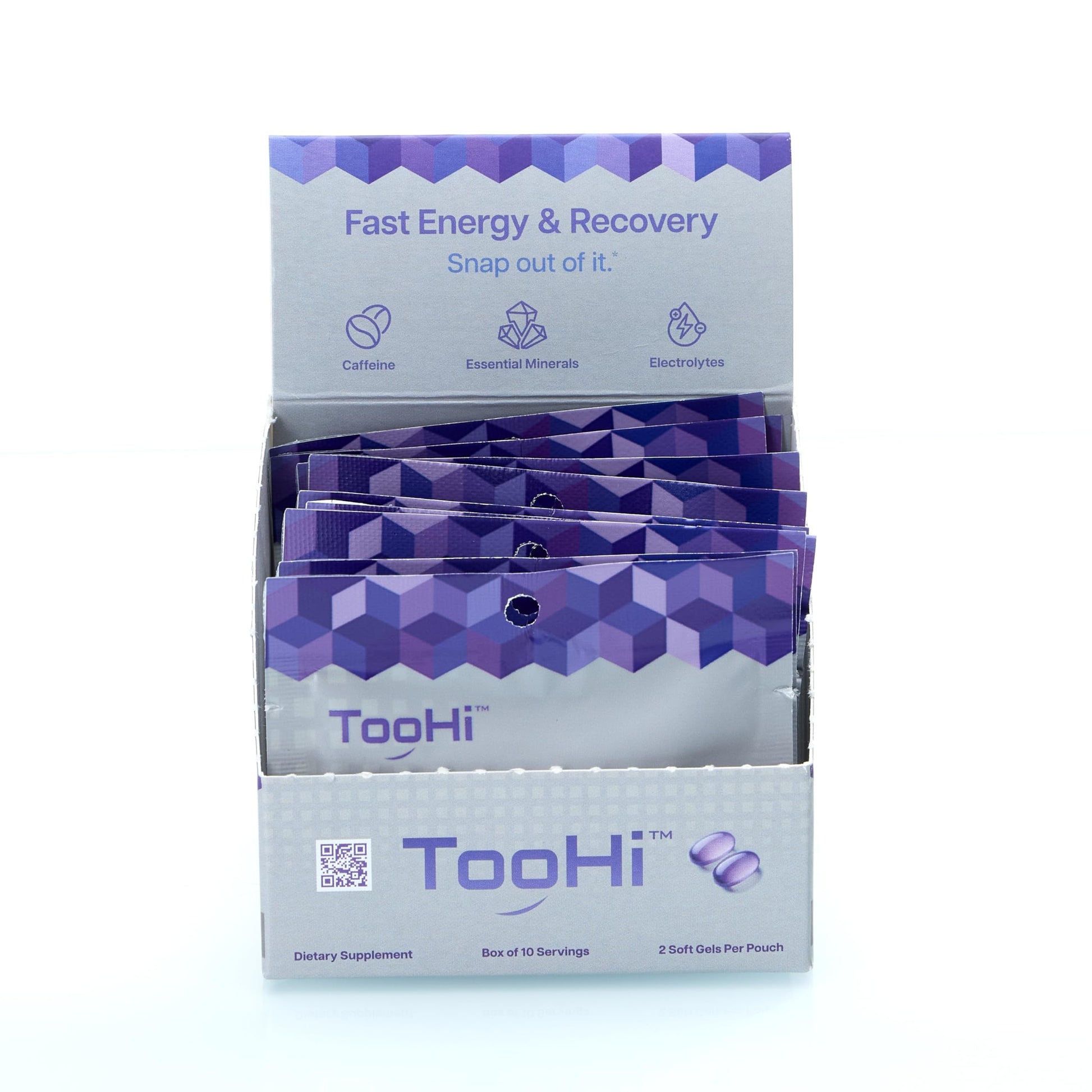 TooHi Reset Softgels - Proprietary Blend with Additional Caffeine (84mg), L-Theanine & Electrolytes | Patent Pending - 10 Doses TooHi buy australia supplements