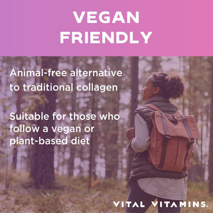 Vital Vitamins Vegan Collagen Booster + NAD+ Supplement Gsupps Australia