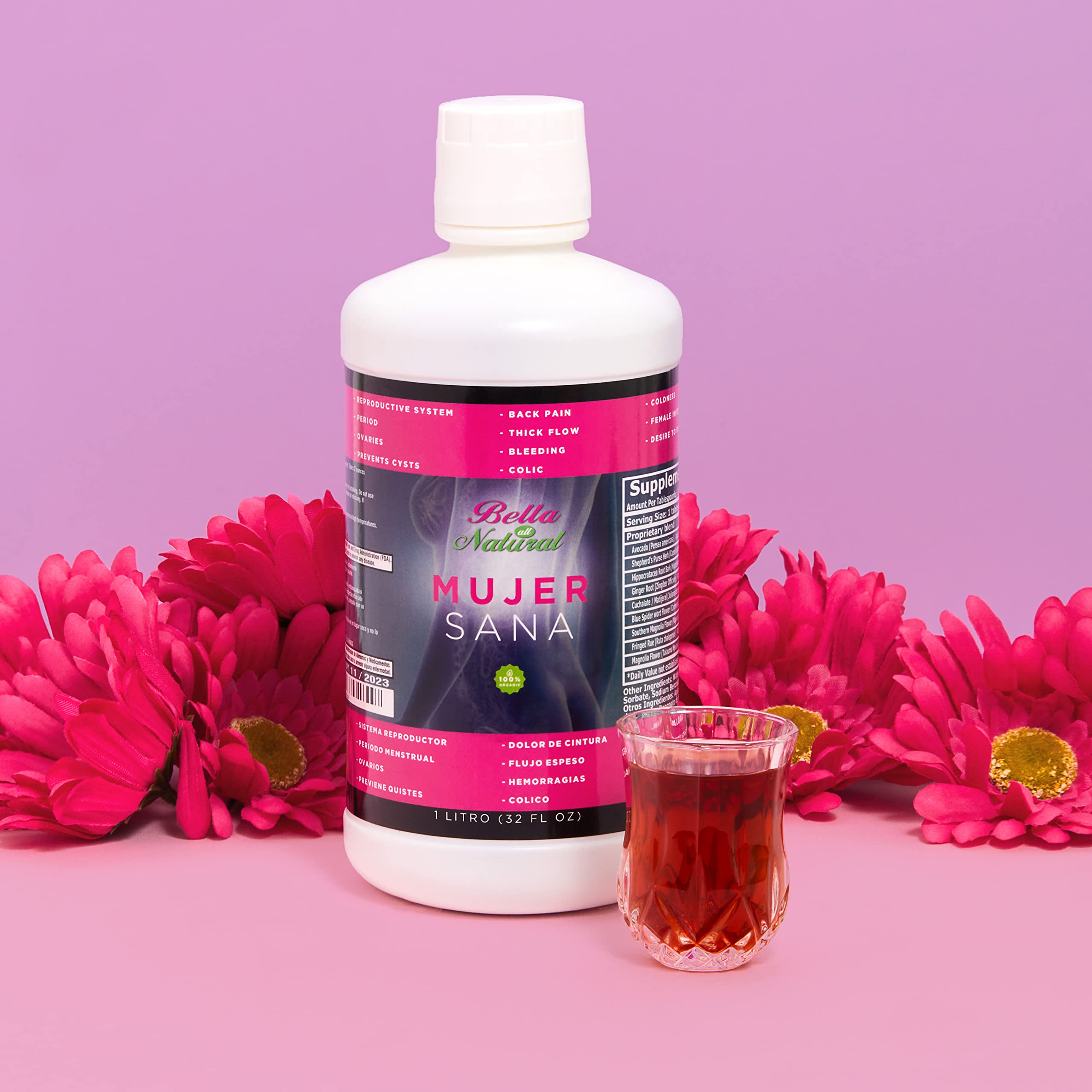 Bella All Natural Mujer Sana Healthy Woman, Hormonal imbalance, PCOS, Period Cramps Bella All Natural buy australia supplements