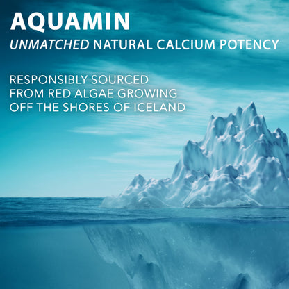 PlantFusion Vegan Calcium, Premium Plant Based Calcium (1000mg) Sourced from Icelandic Red Algae, Plus Magnesium, D3, K2 PlantFusion
