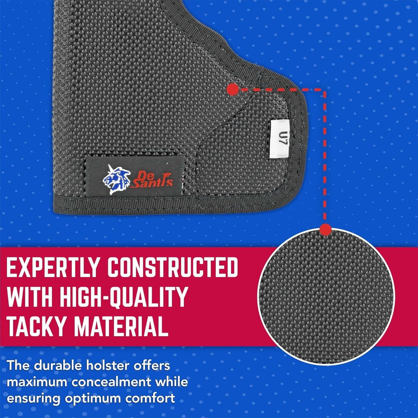 DeSantis Nemesis - Gun Pocket Holsters for Concealed Carry, Concealed Pocket Holster for Pistols, Revolvers, Soft, Designed for Comfort & Discreet Carry, Ambidextrous Gsupps Australia