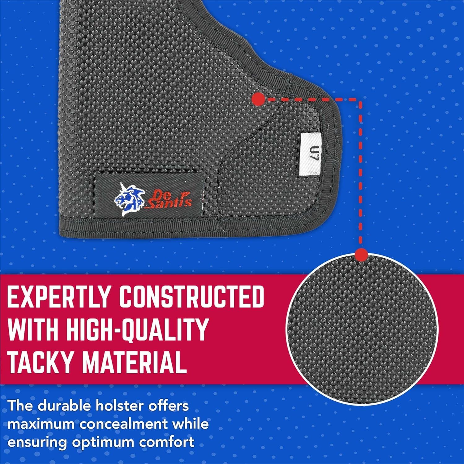 DeSantis Nemesis - Gun Pocket Holsters for Concealed Carry, Concealed Pocket Holster for Pistols, Revolvers, Soft, Designed for Comfort & Discreet Carry, Ambidextrous Gsupps Australia