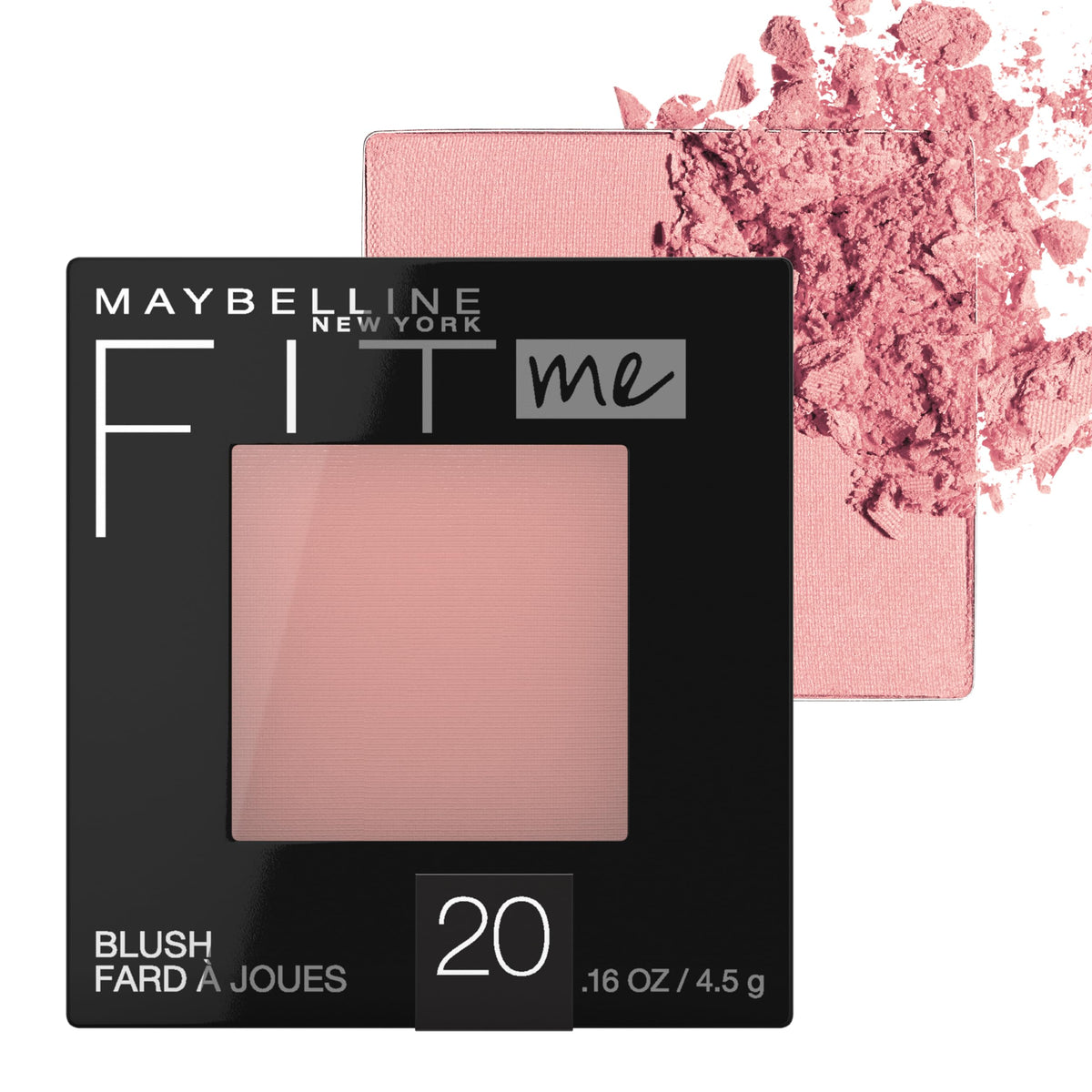 Maybelline Fit Me Powder Blush, Lightweight, Smooth, Blendable, Long-lasting All-Day Face Enhancing Makeup Color, Mauve, 1 Count MAYBELLINE