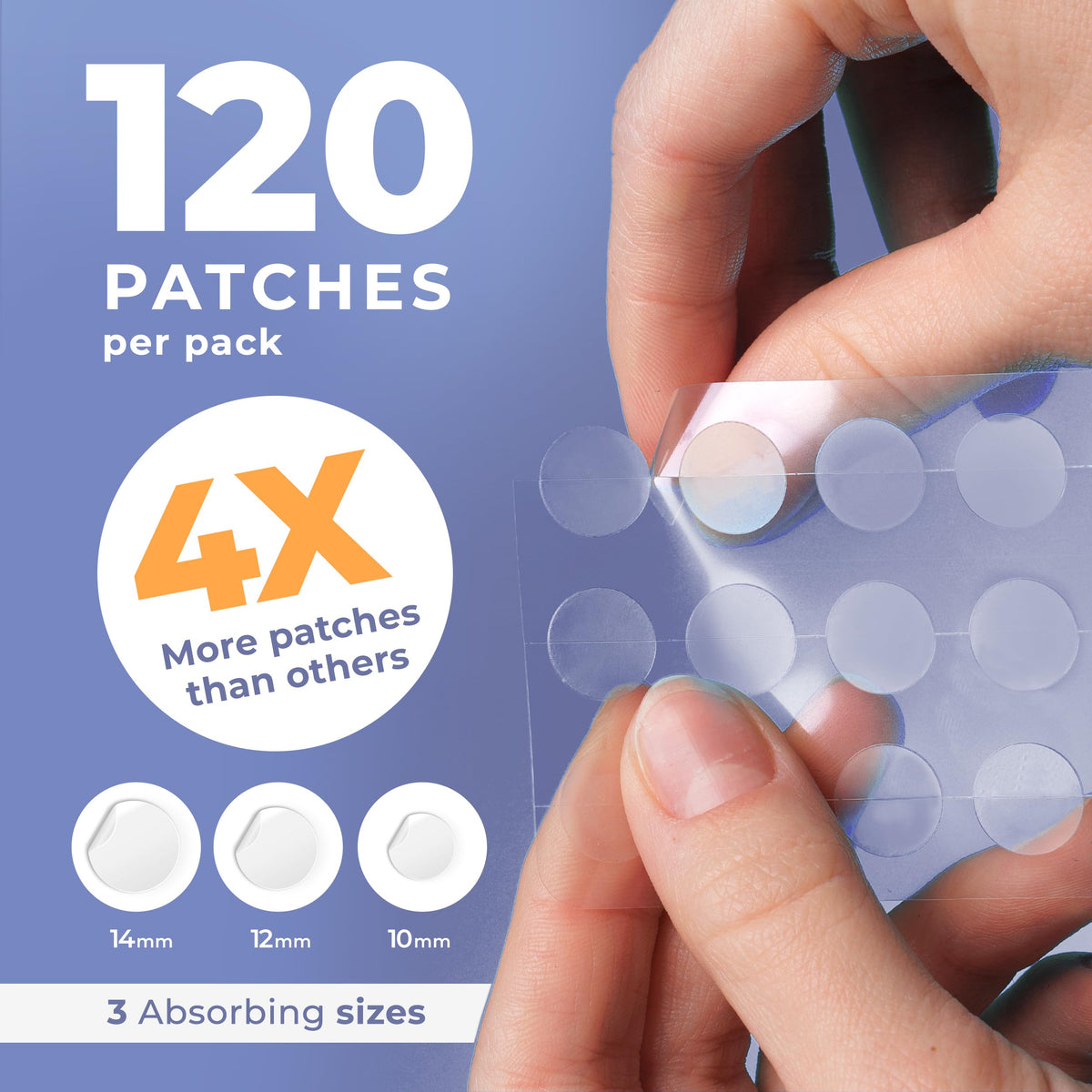 PatchRx Salicylic Pimple Patches (120 Pack), Salicylic Acid Acne Patches with Tea Tree Oil - Zit Patch and Pimple Stickers for Face for Skin Care - Salicylic Acid Acne Dots (Packaging May Vary) PatchRx