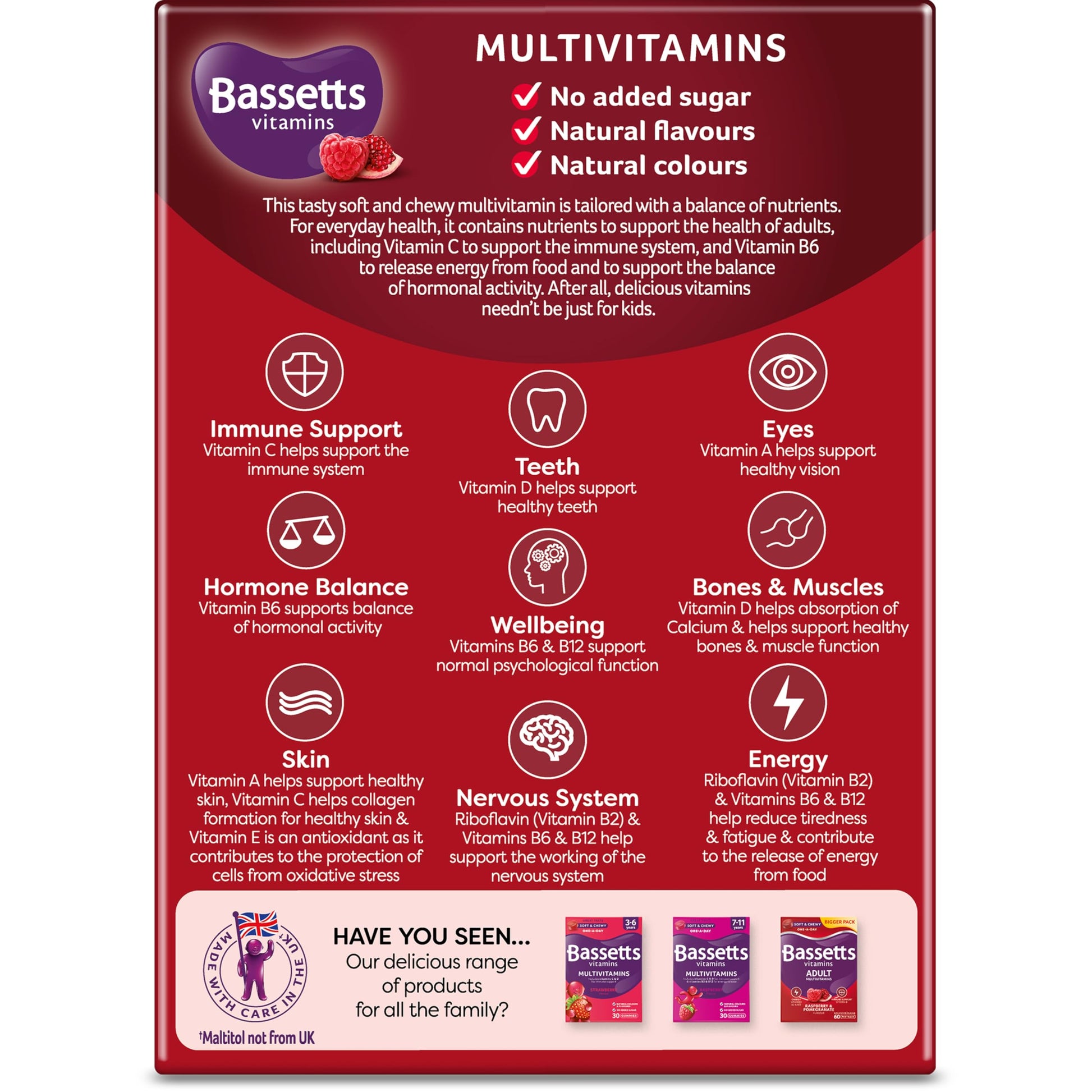 Bassetts Vitamins Adults Multivitamins 30's, 97.2 g Bassetts Vitamins buy australia supplements