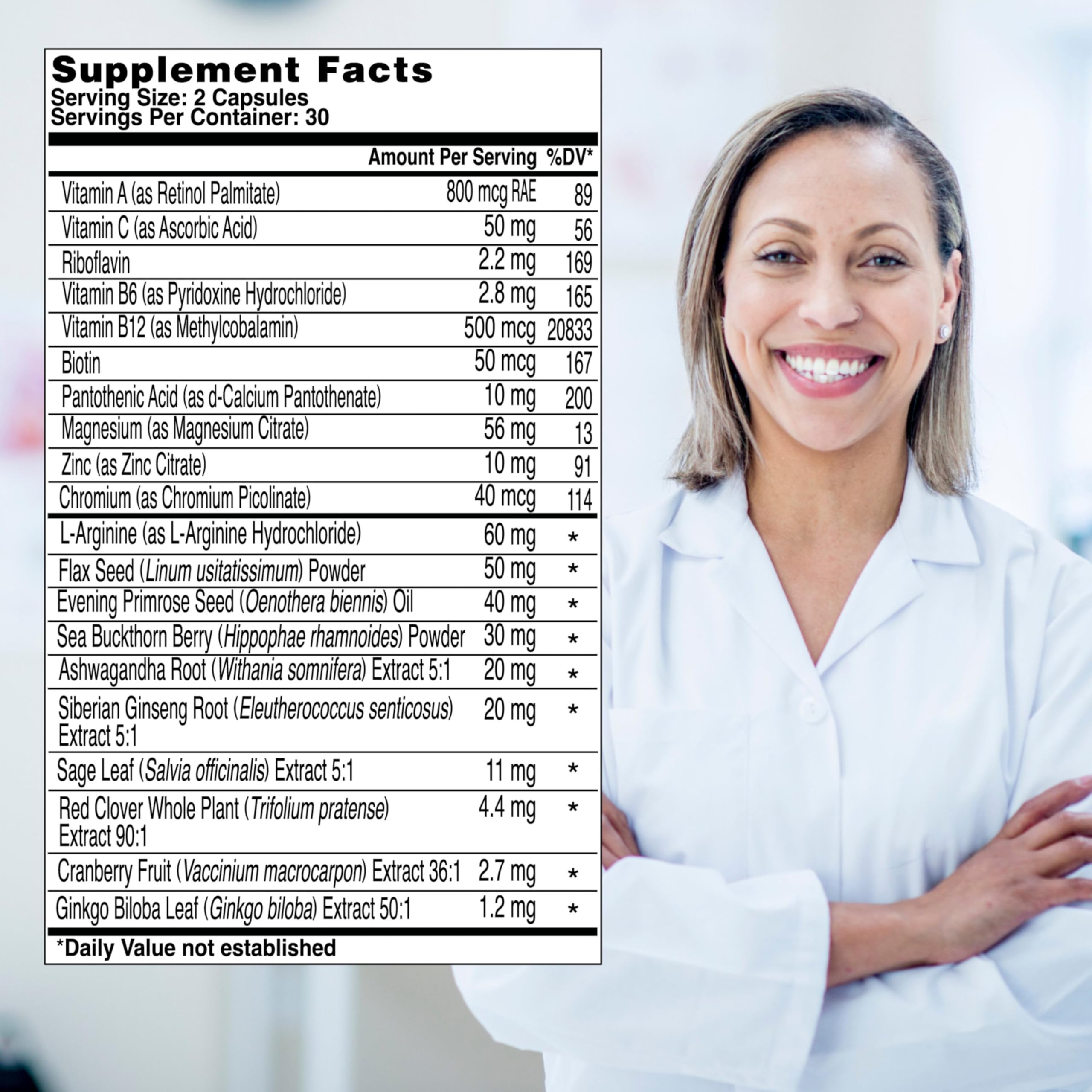 Health & Her Menopause Supplements for Women - Multi-Nutrient Support, Menopause Vitamins for Energy, Bones, Muscles, Skin & Hair, Vegan, Gluten-Free, Non GMO (60ct - 1 Month) Health and Her buy australia supplements