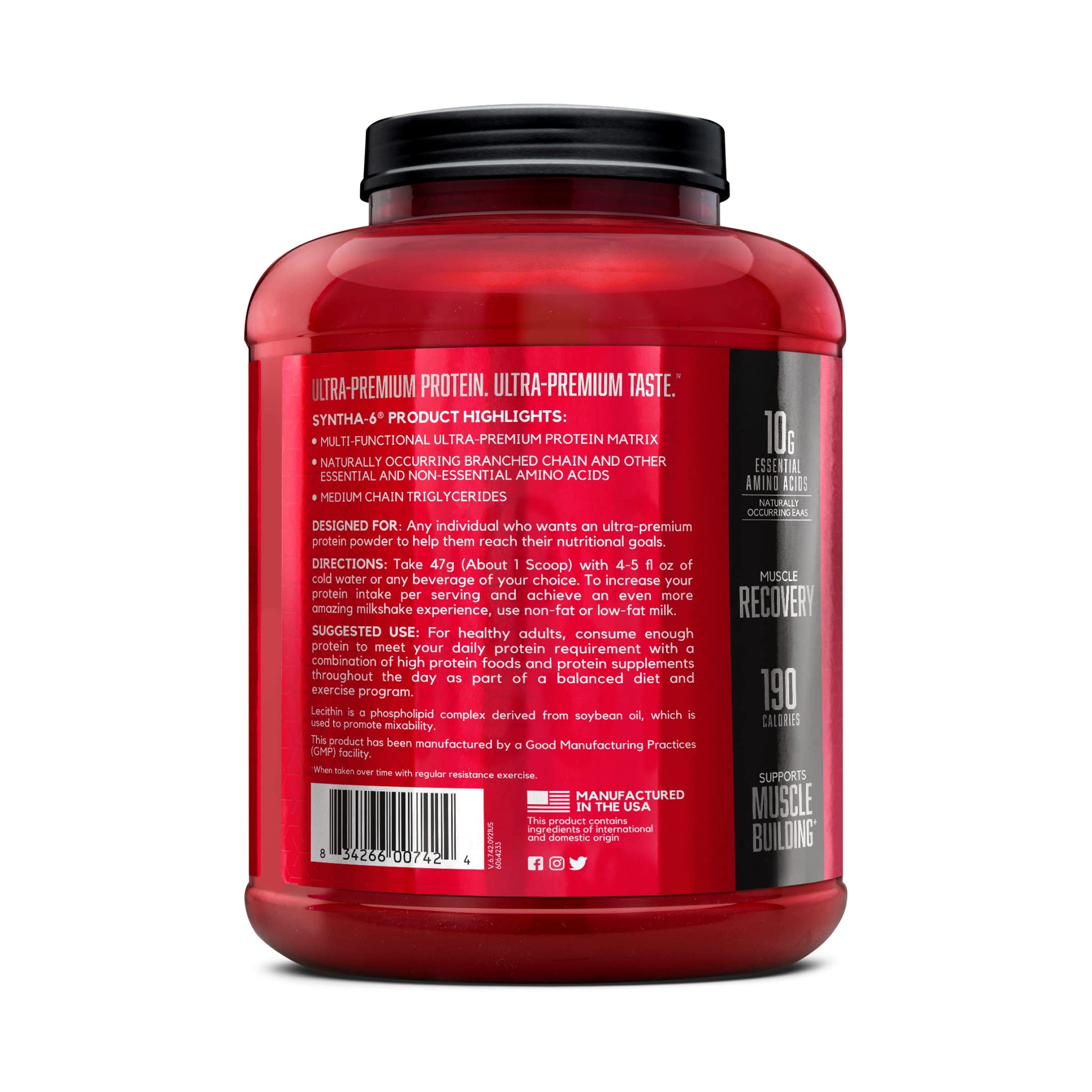 BSN SYNTHA-6 Whey Protein Powder with Micellar Casein, Milk Protein Isolate, Chocolate BSN buy australia supplements