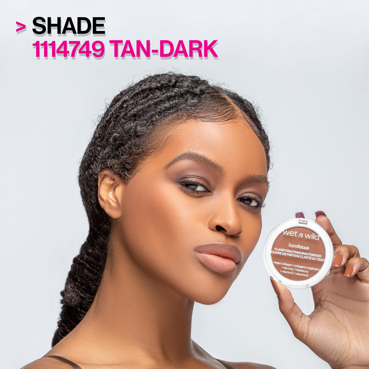 wet n wild Bare Focus Clarifying Finishing Powder | Matte | Pressed Setting Powder Light-Medium wet n wild