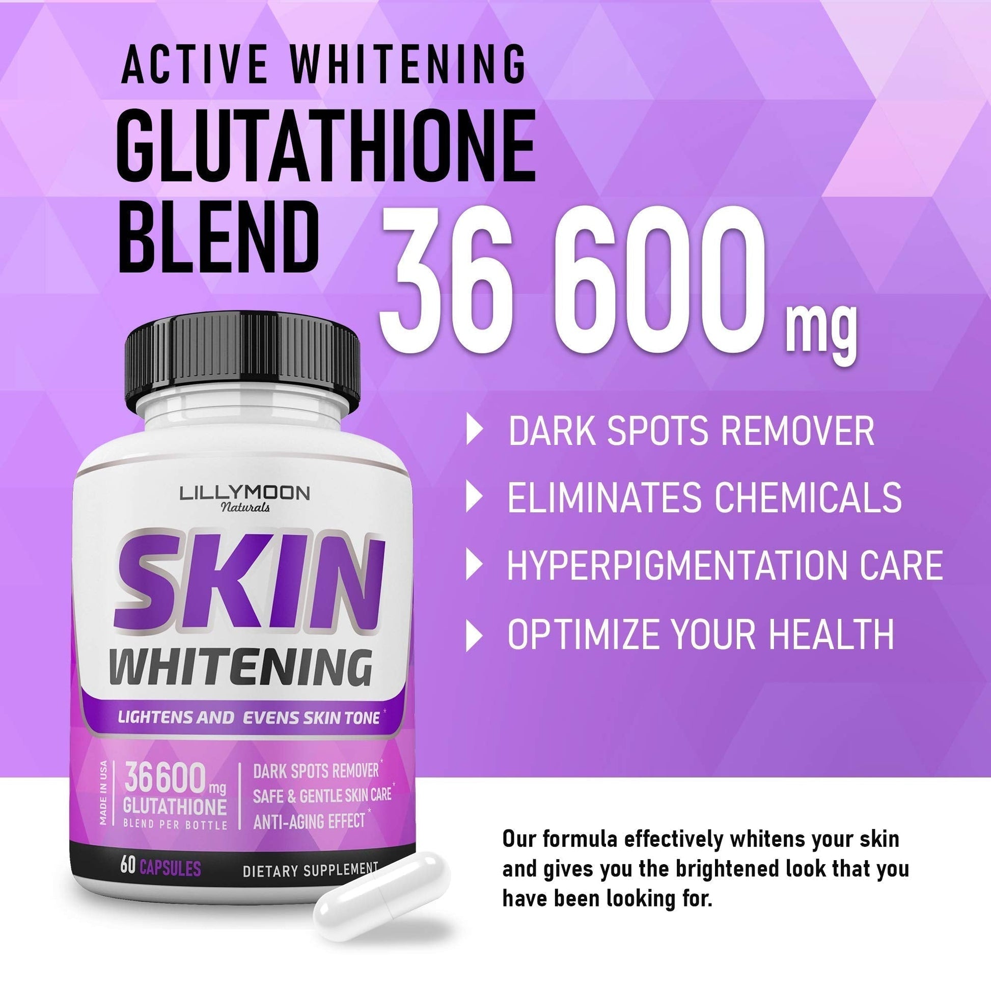 LILYMOON Glutathione Whitening Pills Skin Lightening Pills - Skin Whitening Formula LILYMOON buy australia supplements