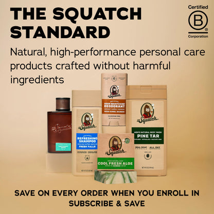 Dr. Squatch Natural Men’s Bar Soap - Cold Process Body Soap Bar with Natural Oils - Gifts for Men - Summer Citrus, Coconut Castaway, Fresh Falls, Coastal Mist & More (5 oz, 5-Pack, Scents May Vary) Dr. Squatch