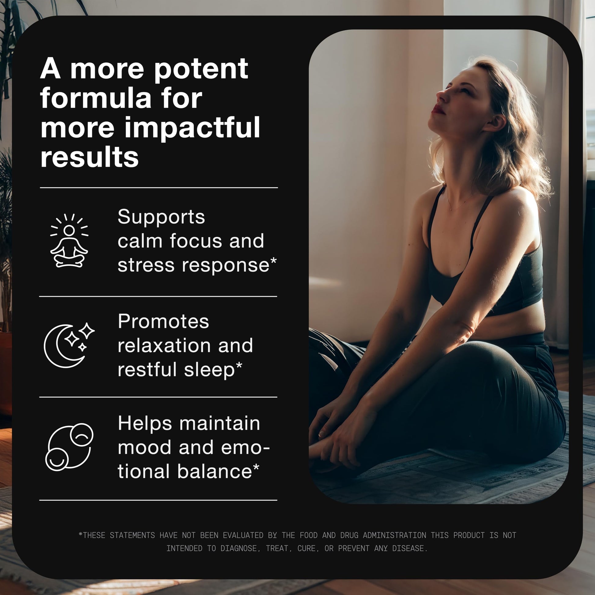 Cortisol Supplement for Women and Men — Calm, Balanced-Strength 5-in-1 Non-Drowsy, Third-Party Tested with Magnesium Glycinate, Ashwagandha, L-Theanine, Phosphatidylserine, Rhodiola — 120 Capsules Toniiq buy australia supplements