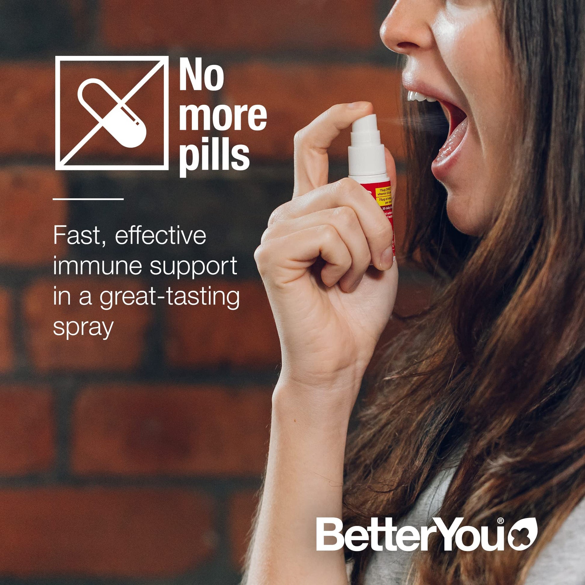 BetterYou D3000 + Vitamin D + K2 Spray 12ml BetterYou buy australia supplements