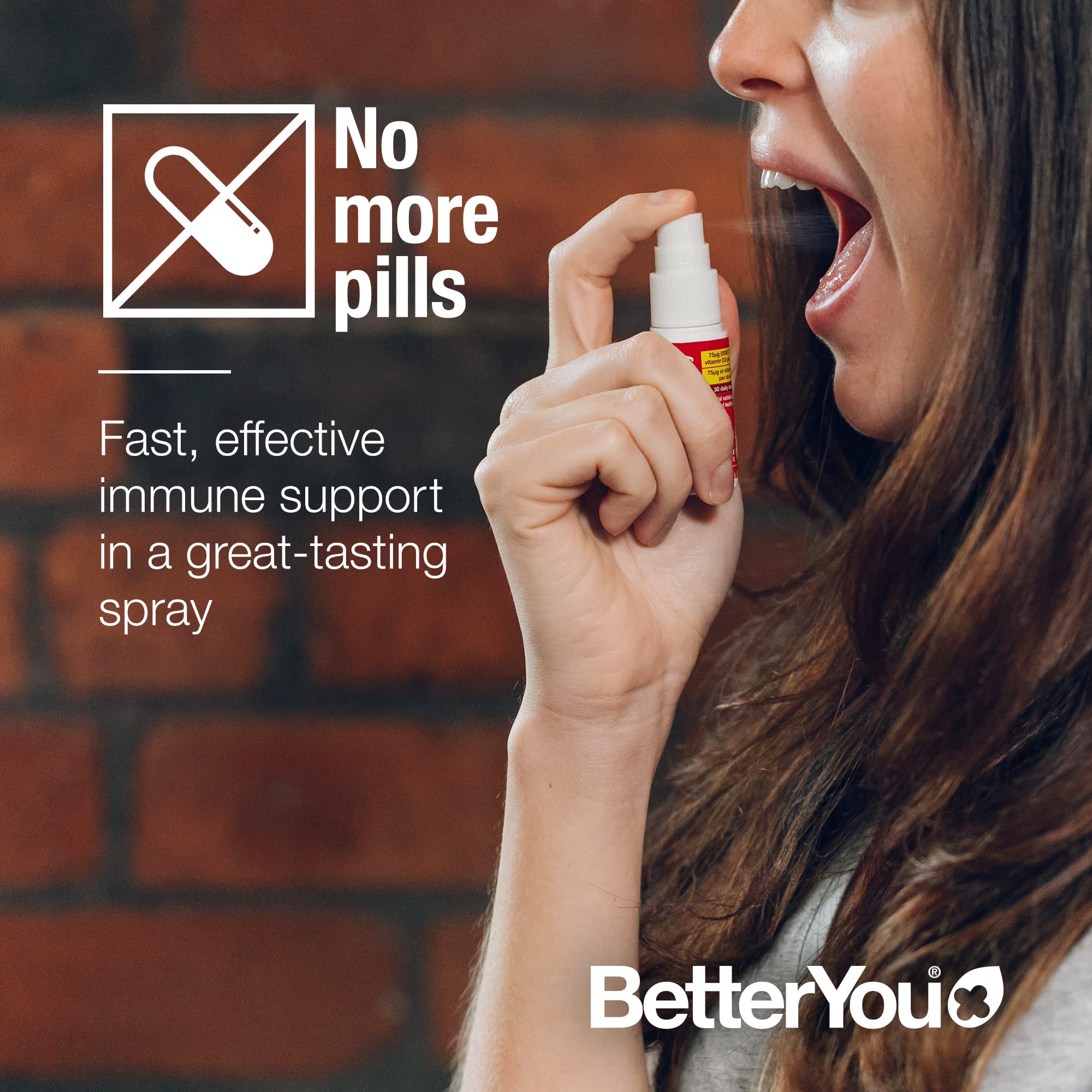 BetterYou D3000 + Vitamin D + K2 Spray 12ml BetterYou buy australia supplements
