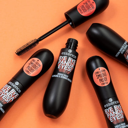 essence Bye Bye Panda Eyes Tubing Mascara, Black, Smudge-proof (Pack of 1) Essence Cosmetics
