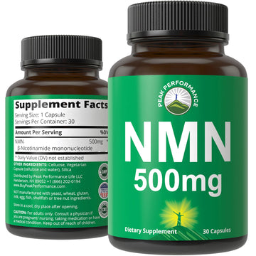 NMN Supplement Ultra High Strength Stabilized Nicotinamide Mononucleotide 500mg Per Capsule. 2 Capsules = 1,000mg of NMN. Boost NAD Levels. Healthy Aging NAD+ Supplements for Men and Women Peak Performance buy australia supplements