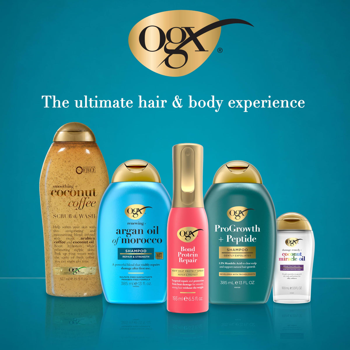 OGX Sensitive + Rose Water & Pink Sea Salt Body Scrub, 19.5 fl oz OGX