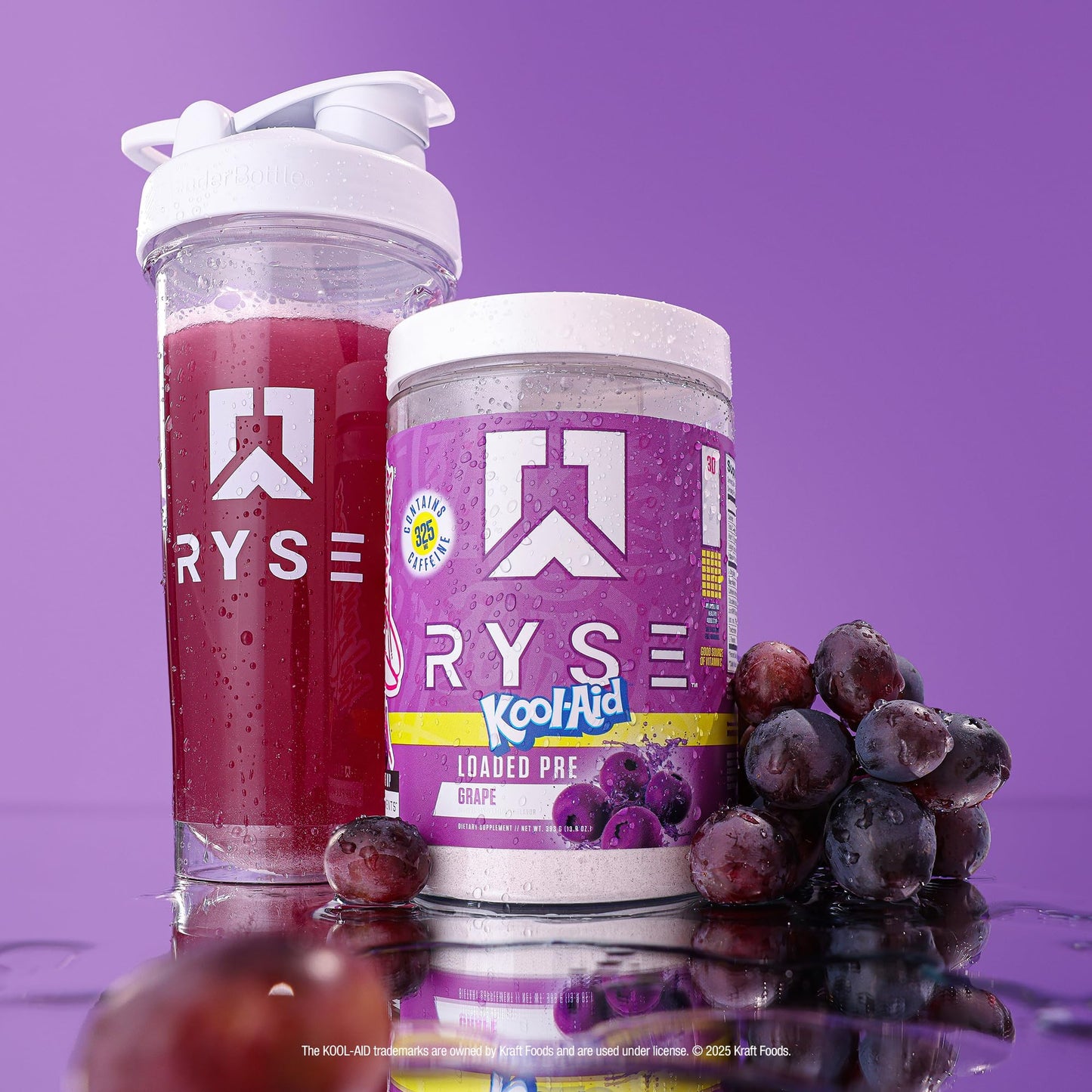 RYSE Loaded Pre Workout Powder - Strawberry Squeeze - Daily Pre-Workout for Men & Women with 390mg Caffeine, Beta Alanine, and Citrulline for Pump, Focus, and Energy - 30 Servings