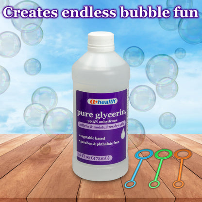 A+Health Pure Glycerin, 16 Fl Ounces, Softens and Moisturizes Dry Skin A+Health