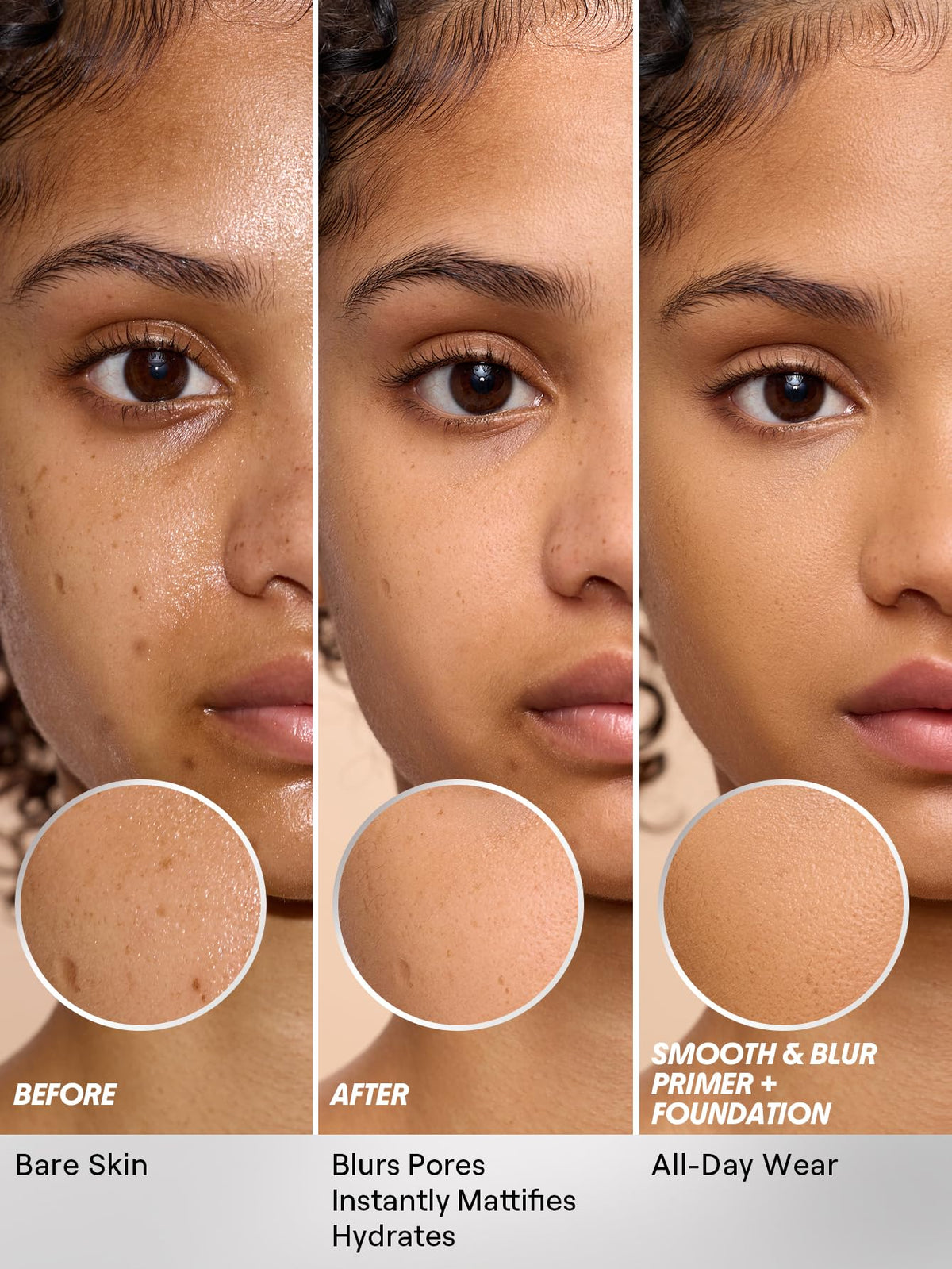 SHEGLAM Camera On Smooth & Blur Primer Mattifying Makeup Base Primer for Smoothing Skin SHEGLAM