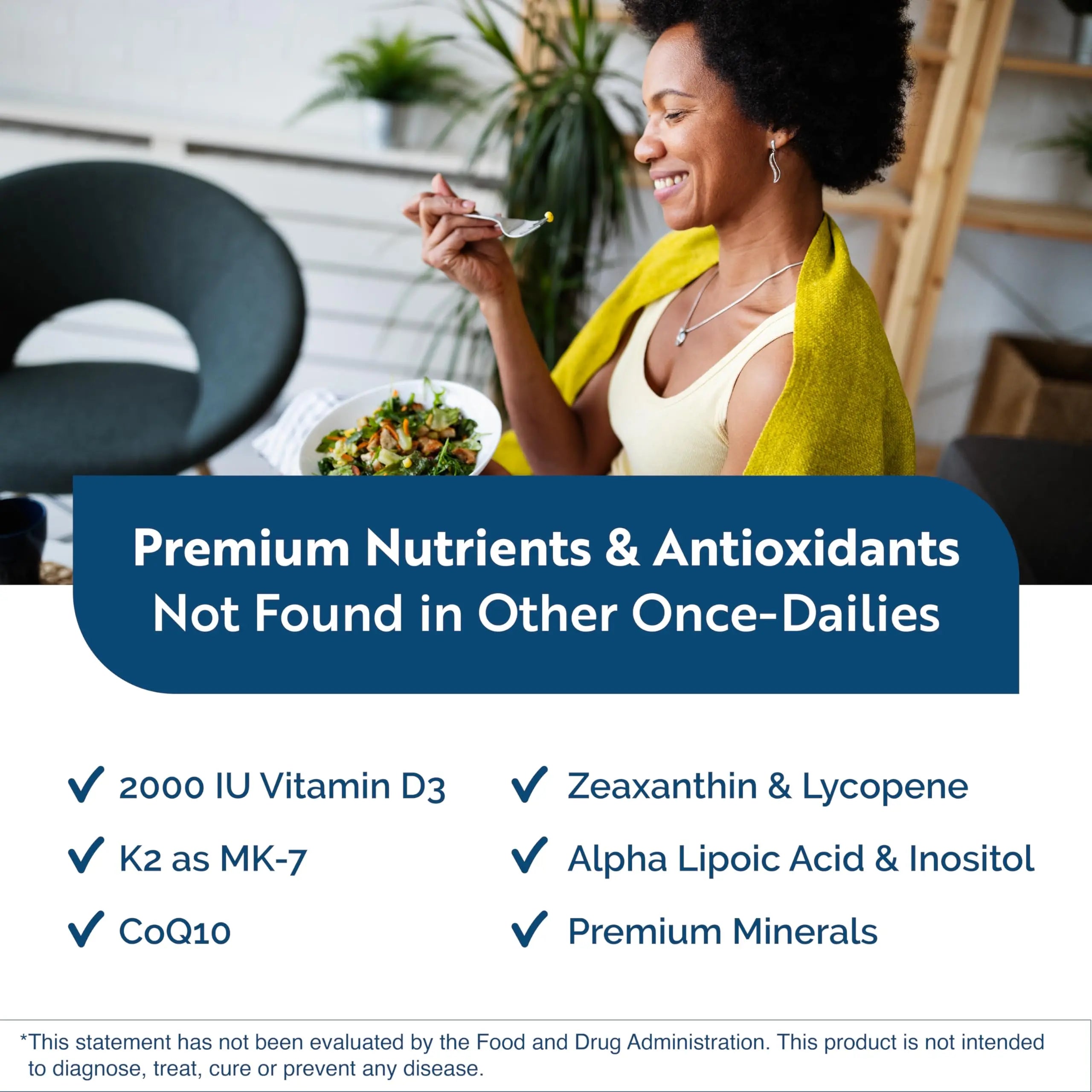 Researched Nutritionals Physician's Daily + D3 Supplement - Daily Multivitamin for Men and Women with Vitamin D3 2000iu Researched Nutritionals buy australia supplements