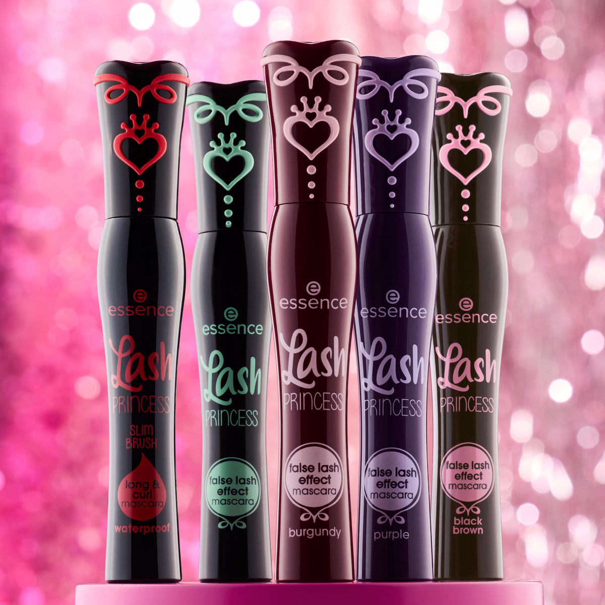 essence Lash Princess Slim Brush Long & Curl Waterproof Mascara (Pack of 1) Essence Cosmetics