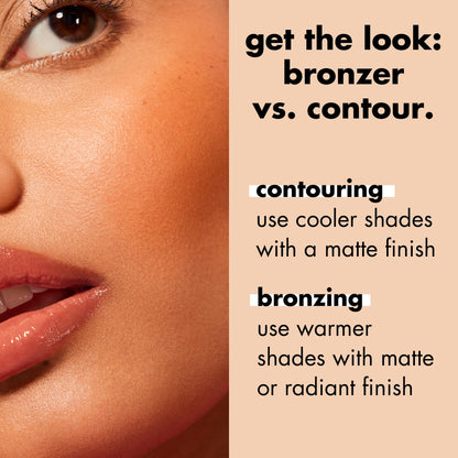 e.l.f. Primer-infused Bronzer, Long-Wear, Matte, Bold, Lightweight, Blends Easily, Contours Cheeks, Forever Sun Kissed, All-Day Wear, 0.35 Oz e.l.f.