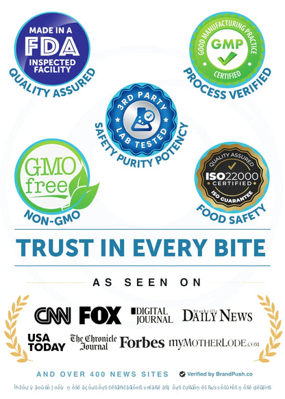 Lunakai USA Made Prebiotic + Probiotic Gummies for Women and Men - High Potency 5 Billion CFUs with Fibers Lunakai