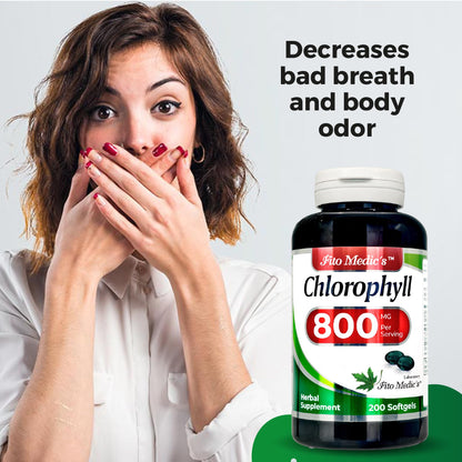 FITO MEDIC'S Lab Chlorophyll Supplement, 200 Softgels, Chlorophyll Capsules FITO MEDIC'S