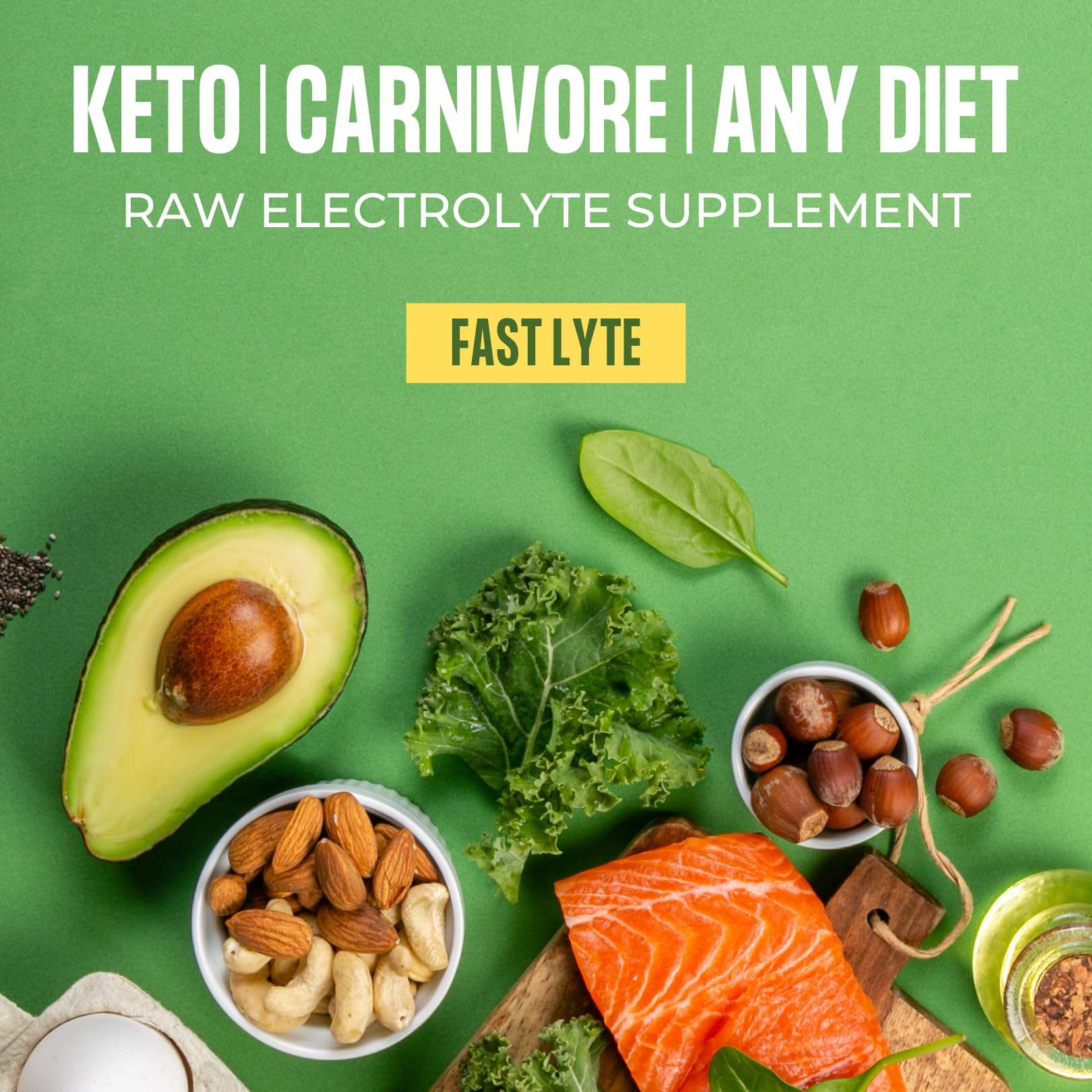 Fast Lyte Fasting Electrolyte Supplement Powder | No Sugar Unflavored Raw Electrolytes | 25% RDI Magnesium and Potassium with Trace Minerals | Carnivore & Keto Friendly FAST LYTE buy australia supplements