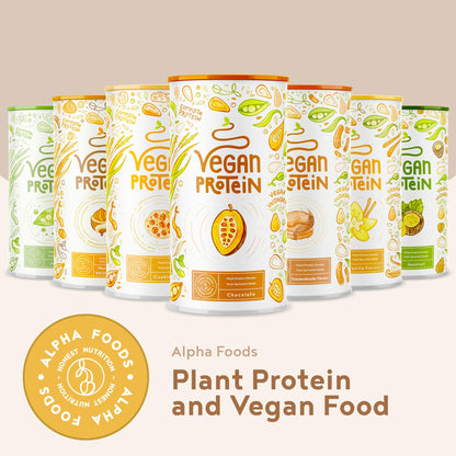 Alpha Foods Vegan Protein Powder - Muscle Building Powder with Amino Acids Alpha FoodsBuy Supplements Australia