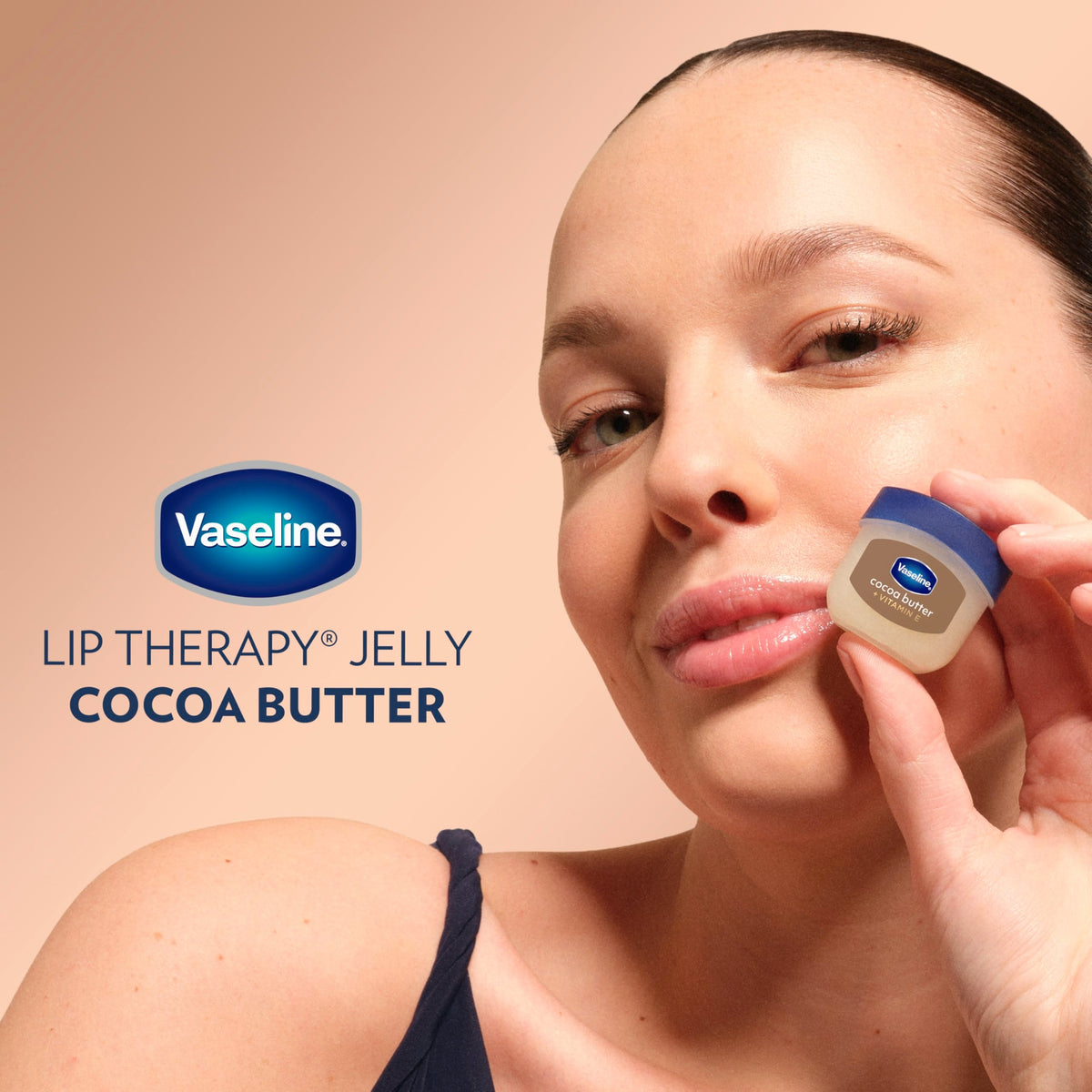 Vaseline Lip Therapy Cocoa Butter Mini Lip Balm For Dry Lips 0.5oz 2ct Vaseline