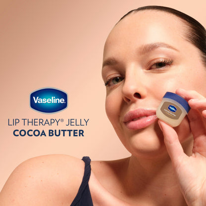 Vaseline Lip Therapy Cocoa Butter Mini Lip Balm For Dry Lips 0.5oz 2ct Vaseline