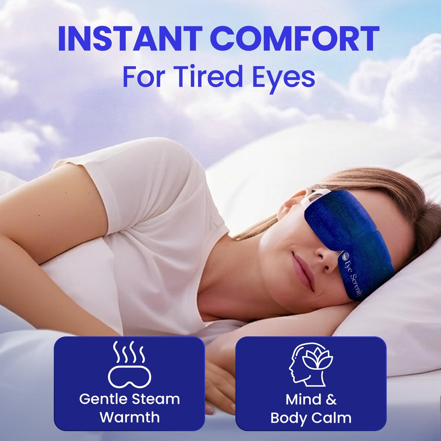 Steam Eye Mask, Self Heating Warm Compress for Dry Eyes I Heated Fast Relief for Stye, Puffy Sensitive Eyes, Moist Heat, Easter Basket Stuffers Lure Essentials