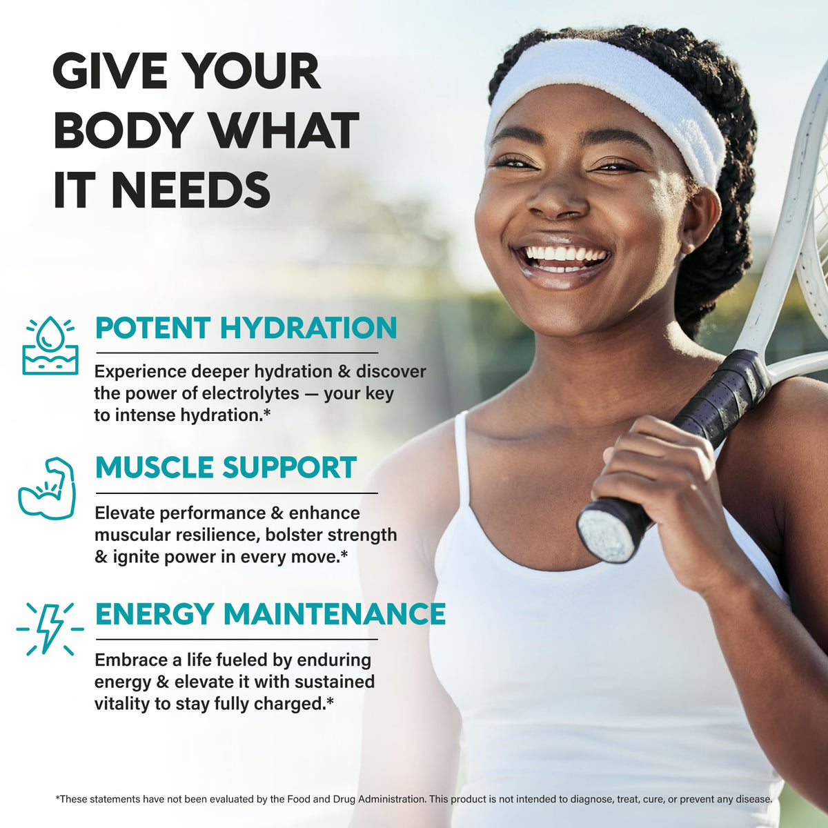 Electrolytes - Electrolyte Tablets with Magnesium, Sodium, Potassium, Chloride, Vitamins D3 & B6, Kelp Powder - Salt Pills - Made in USA NUTRAHARMONY