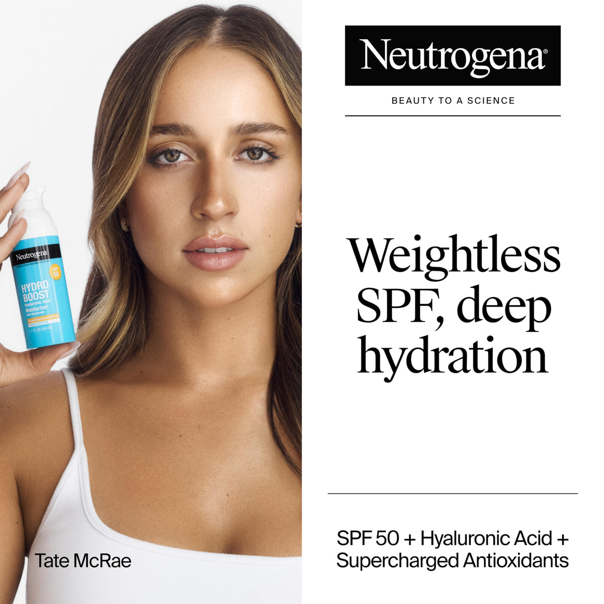 Neutrogena Hydro Boost Face Moisturizer SPF 50, 1.7 fl oz Neutrogena